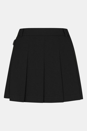 [테일러메이드] 26FW 여성 플리츠 랩 반바지 TP6-72HG81-199_BLACK-a