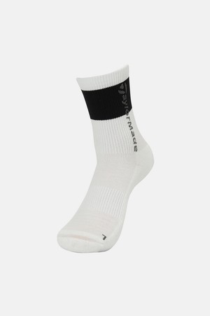 [테일러메이드] 26FW 남성 컬러 배색 중목 양말(14CM) TA6-36HG02-100_WHITE-a