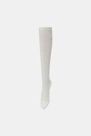 [테일러메이드] 26FW 여성 골지 니삭스(38CM) TA6-76HG03-100_WHITE-a