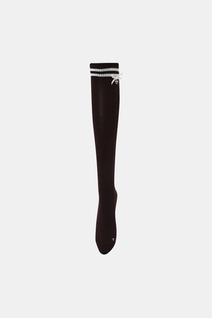 [테일러메이드] 26FW 여성 라인 배색 리본 니삭스(38CM) TA6-76HG04-420_WINE-a