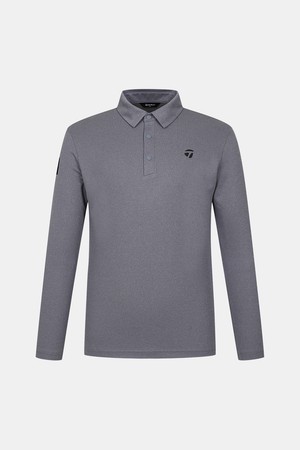 [테일러메이드] 26FW 남성 피케 카라 티셔츠 TT6-31HG41-193_GREY-a