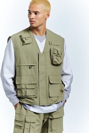 Hiker Utility Vest (Tan Khaki)