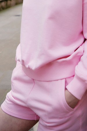 여성 반바지 쭈리 팬츠 핑크 BNBPT760F