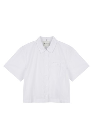 우먼 포켓 포인트 반팔 셔츠 BOBSH712F
