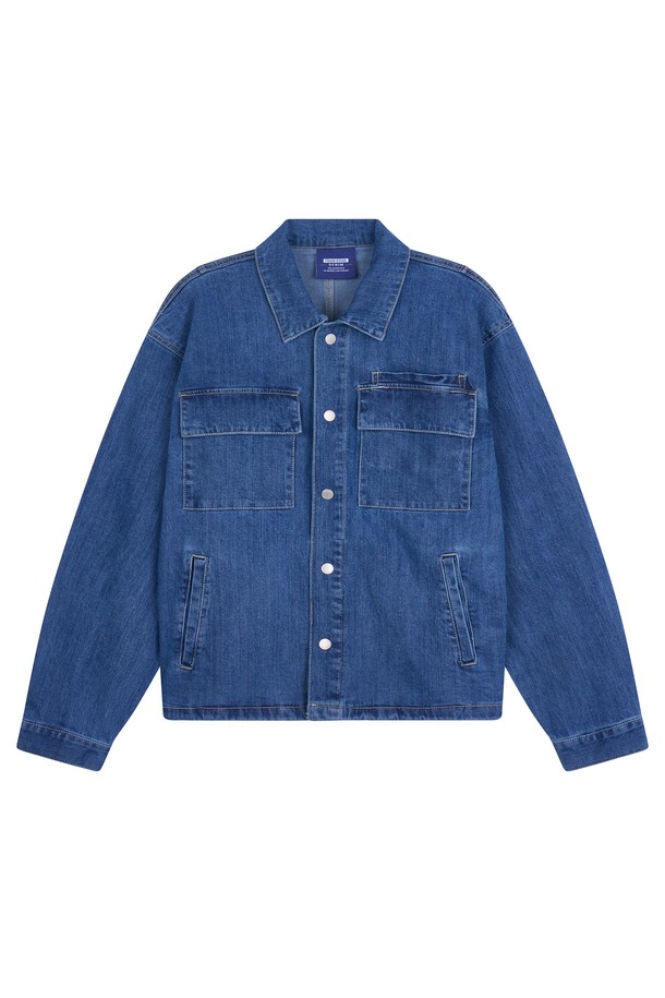CLRIDE.n - 셔츠형자켓 - 클라이드앤 남성 포켓 데님 자켓 FPBJK243M