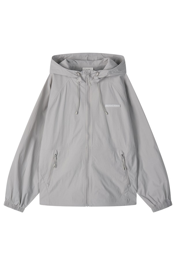 CLRIDE.n - 블루종/점퍼 - 클라이드앤 유니 바스키아 바람막이 후드 점퍼 FPBJP282U