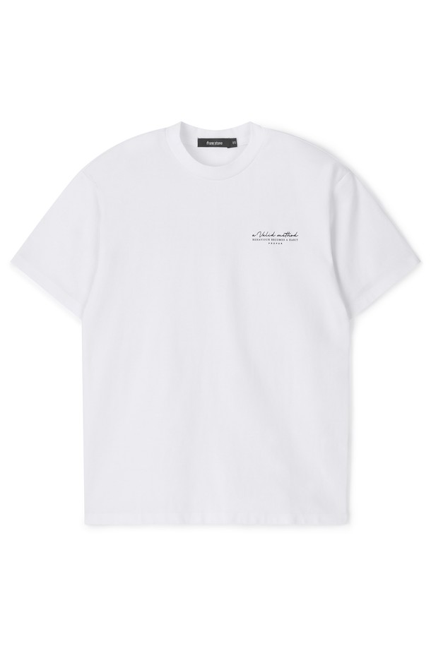 CLRIDE.n - 반팔티셔츠 - 유니 스탠다드핏 반팔티셔츠 FPBTS203U