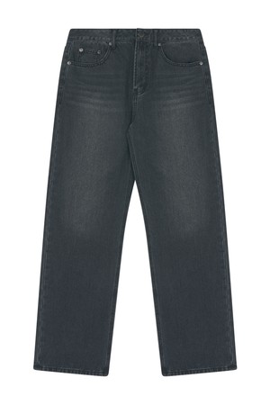 클라이드앤 남성 와이드 데님 팬츠 블랙 FPBDP291M