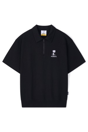 남성 스누피 반집업 카라 반팔티셔츠 FPBTS279M