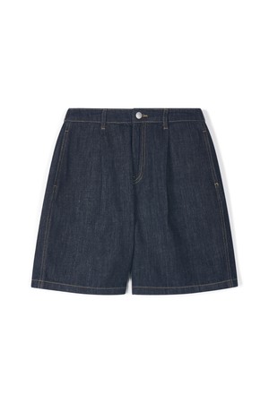 여성 숏 원턱 숏 데님 FPBDP785F