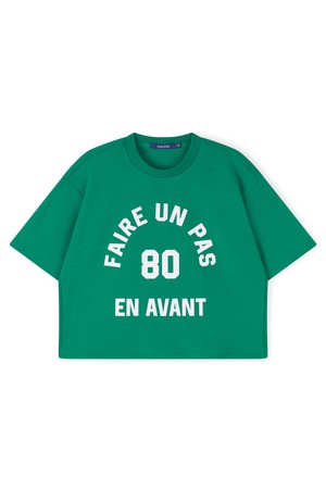 여성 SET-UP 레터링 반팔티셔츠 FPBTS735F