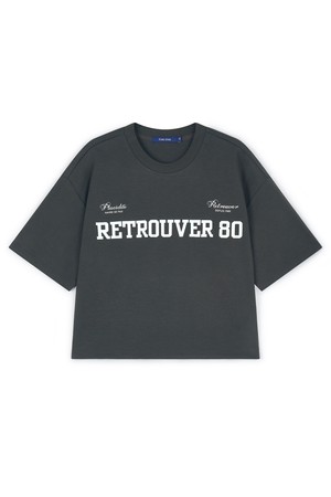 여성 SET-UP 레터링 반팔티셔츠 FPBTS735F