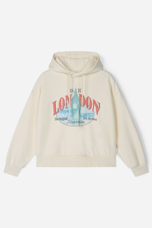 피그먼트 워시드 LONDON 그래픽 후드 BPDTS906F