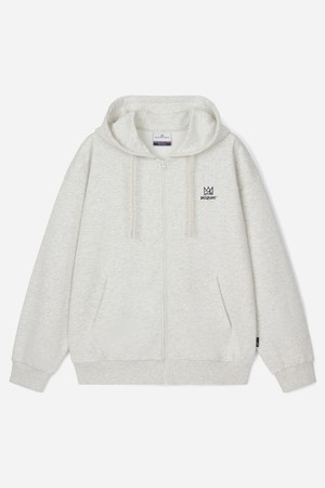 시그니처 레터링 자수 후드 집업 BPDTS483U