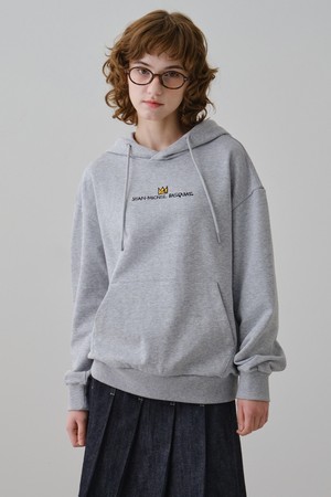 CROWN 백 프린팅 후드 BPDTS482U