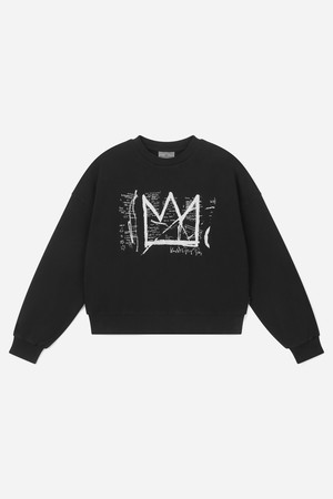 CROWN 아트워크 스웨트 셔츠 BPDTS981F