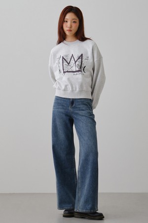 여성 와이드 데님 FPCDP893F