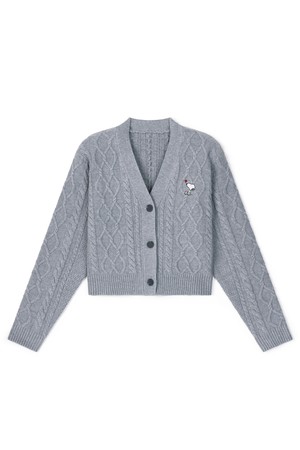 여성 스누피 니트 가디건 FPDSW972F