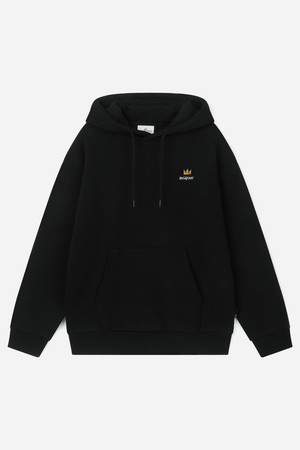 [벤셔먼X바스키아] 바스키아 시그니처 레터링 자수 기모 후드 BPDTS488U