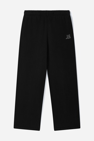 [벤셔먼X바스키아] CROWN 자수 스트레이트 기모 스웨트 팬츠 BPDPT487U