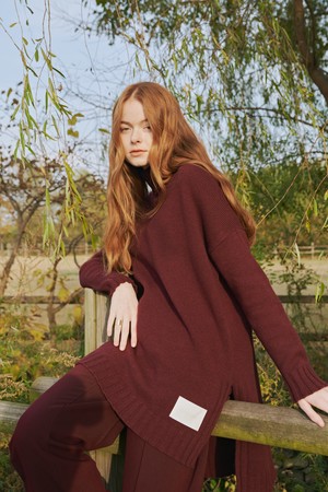 GIRONE KNITWEAR_BURGUNDY