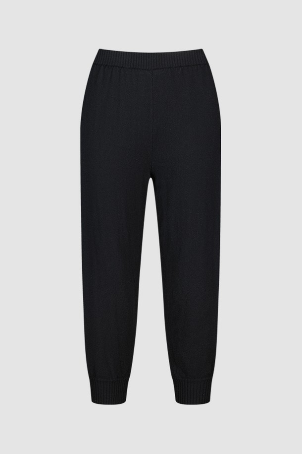 CREM38 - 롱/미디팬츠 - ANZELU JOGGING RELAXED TROUSERS_NERO