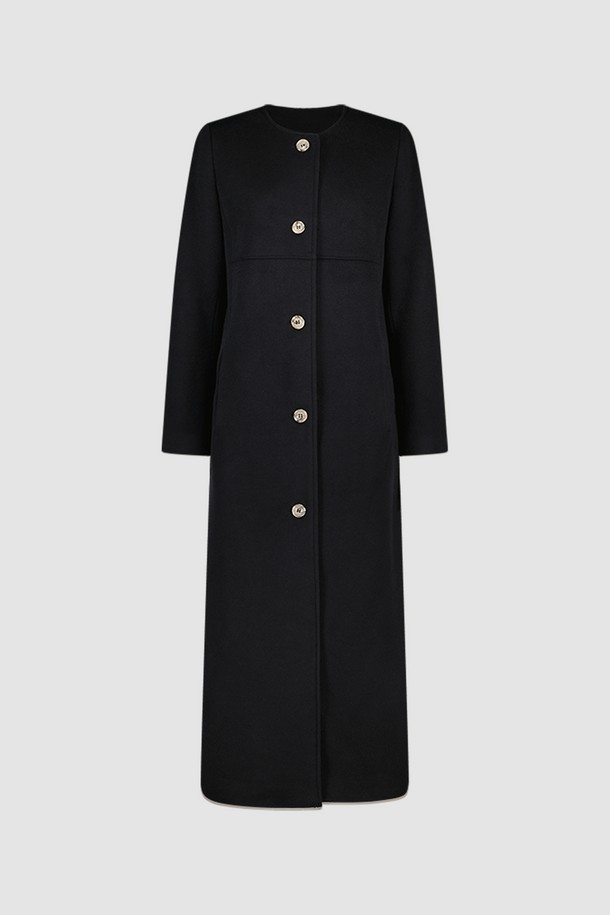 CREM38 - 코트 - ELENEDDA COAT_NERO