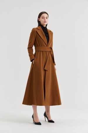 ZULIA REDINGOTTE COAT_CAMMELLO