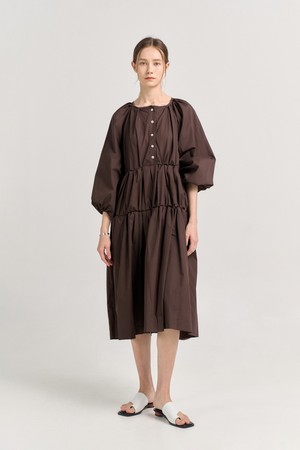 ASSUNTA KAFTAN DRESS_BROWN