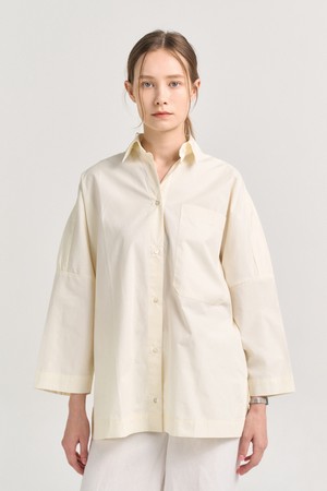 FINA OVER MASCULINE SHIRT_LATTE