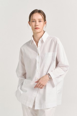 FINA OVER MASCULINE SHIRT_WHITE