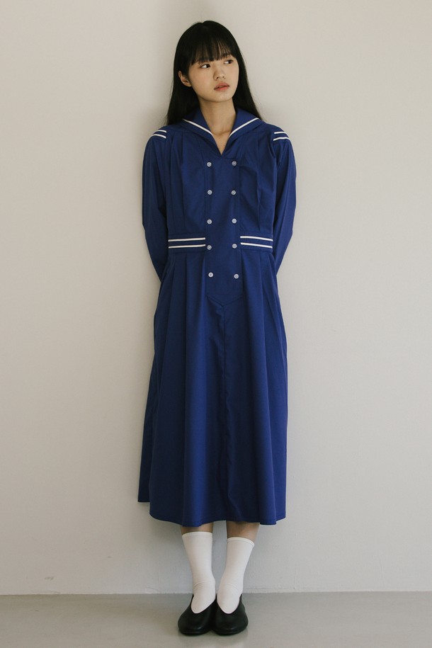 VINCENTNAVY - 긴소매 원피스 - [23FW] AMALFI SAILOR DRESS