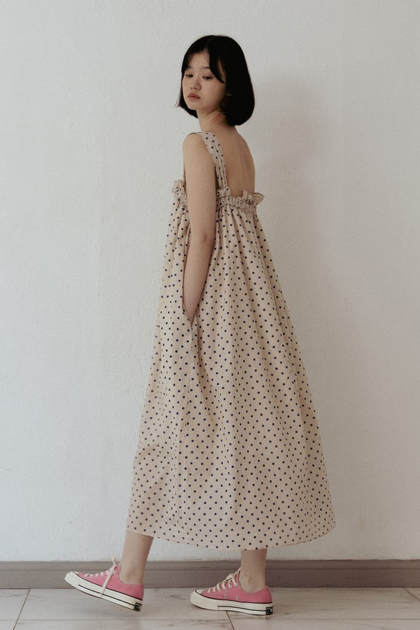 VINCENTNAVY - 민소매 원피스 - [23SS]DOTS ISLAND DRESS