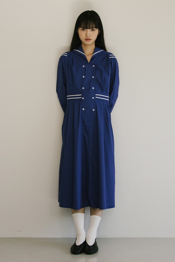 VINCENTNAVY - 긴소매 원피스 - [23FW] AMALFI SAILOR DRESS