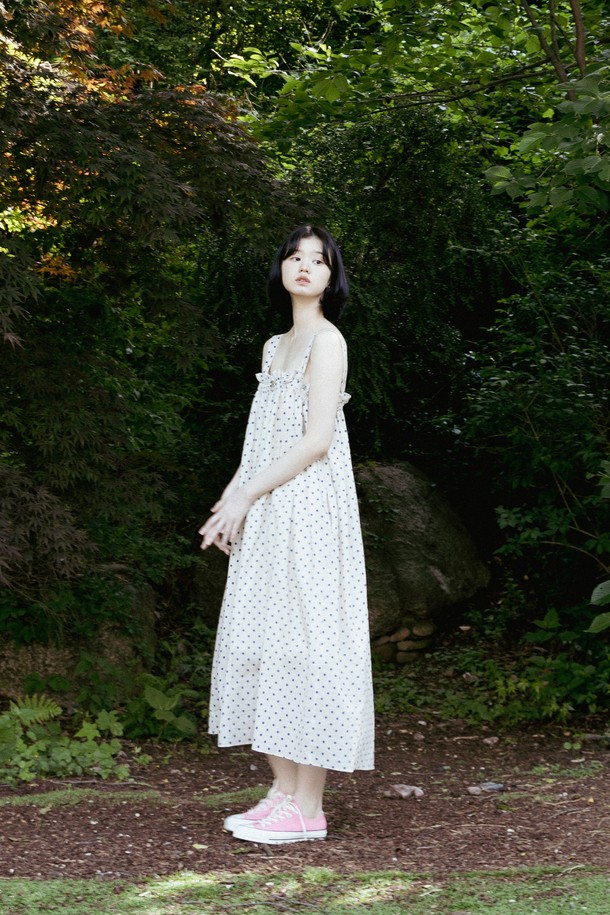 VINCENTNAVY - 민소매 원피스 - [23SS]DOTS ISLAND DRESS