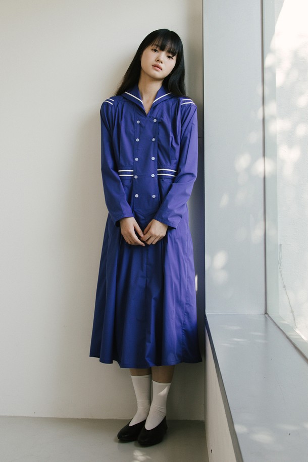 VINCENTNAVY - 긴소매 원피스 - [23FW] AMALFI SAILOR DRESS