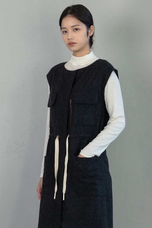 VINCENTNAVY - 원피스 - [23FW] WOOL JUMPERSKIRTS