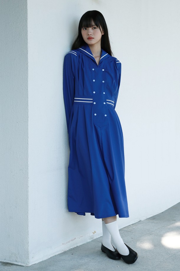 VINCENTNAVY - 긴소매 원피스 - [23FW] AMALFI SAILOR DRESS