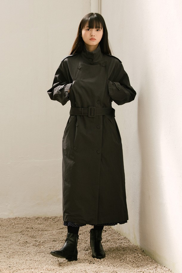 VINCENTNAVY - 트렌치코트 - [23FW] COTTON DOUBLE TERNCH COAT