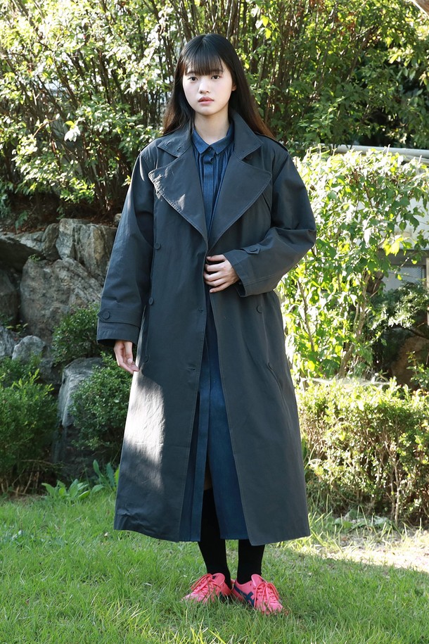 VINCENTNAVY - 트렌치코트 - [23FW] COTTON DOUBLE TERNCH COAT