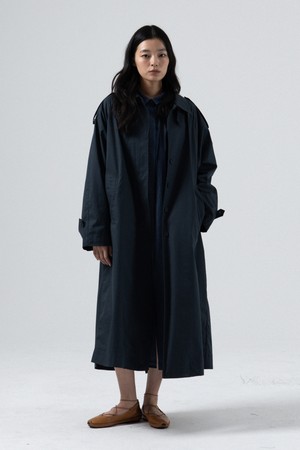 [23SS]COTTON WIDE TRENCH COAT