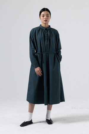 [23SS]SHERRING LONG SHIRT DRESS