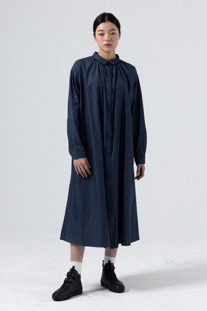 [23SS]SHERRING LONG SHIRT DRESS