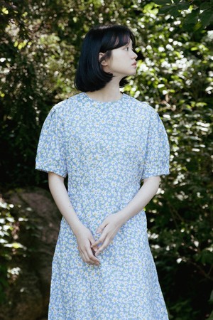 [23SS]FLORAL SHORTSLEEVE DRESS