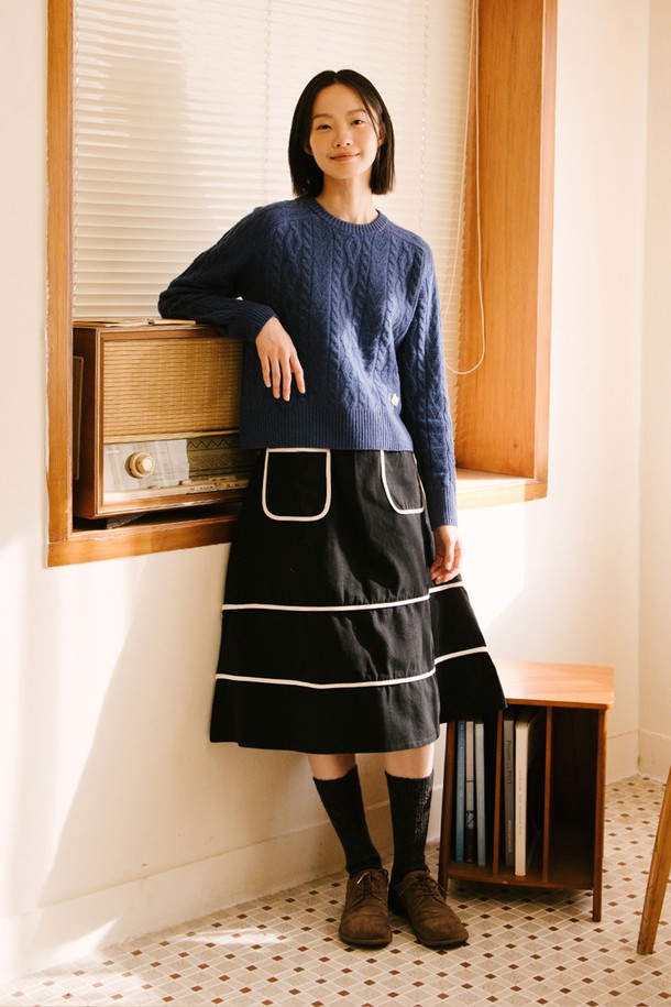 VINCENTNAVY - 스웨터 - [24FW]GRANDMA WOOL SWEATER