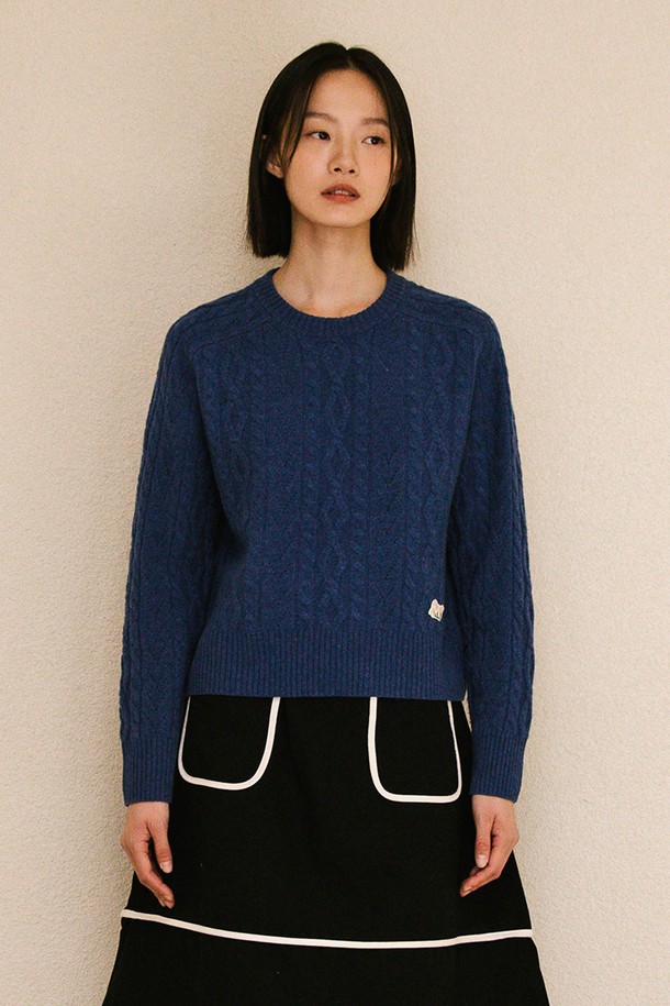 VINCENTNAVY - 스웨터 - [24FW]GRANDMA WOOL SWEATER