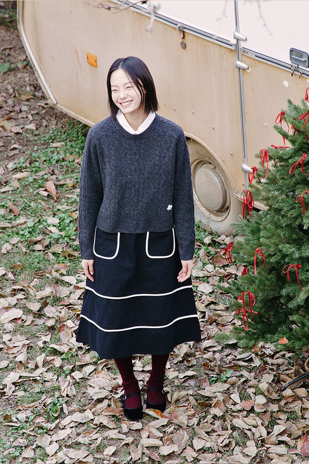 VINCENTNAVY - 스웨터 - [24FW]GRANDMA WOOL SWEATER