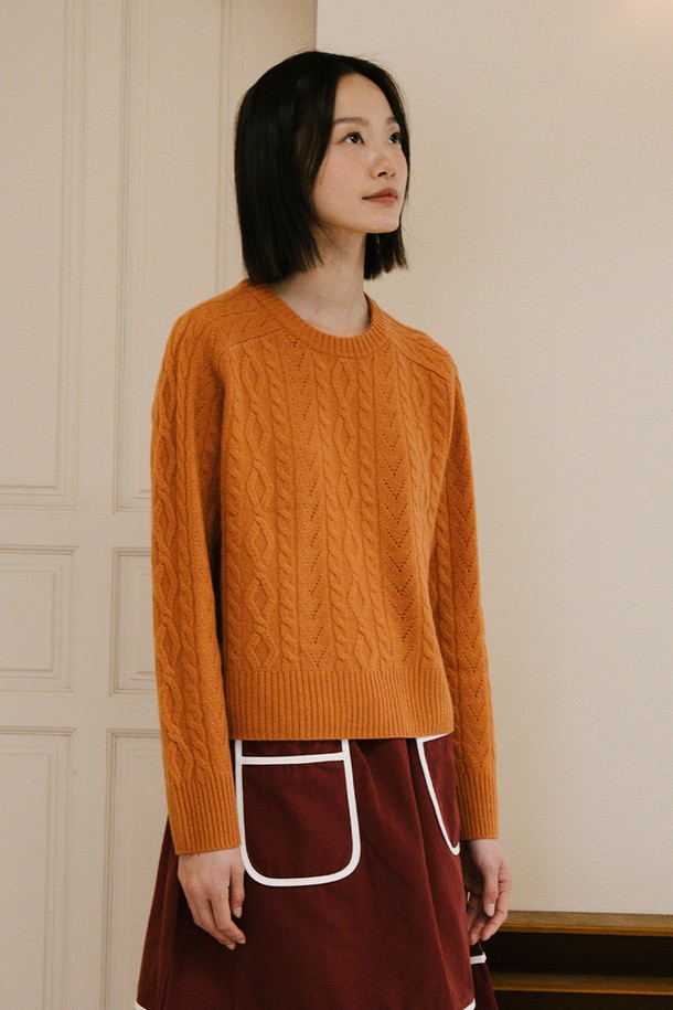 VINCENTNAVY - 스웨터 - [24FW]GRANDMA WOOL SWEATER