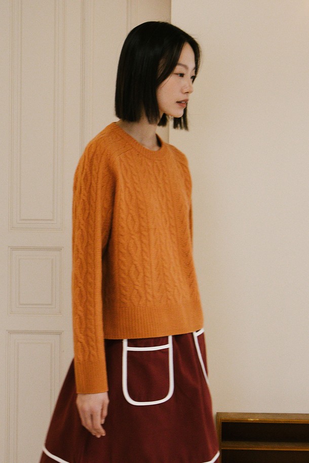 VINCENTNAVY - 스웨터 - [24FW]GRANDMA WOOL SWEATER