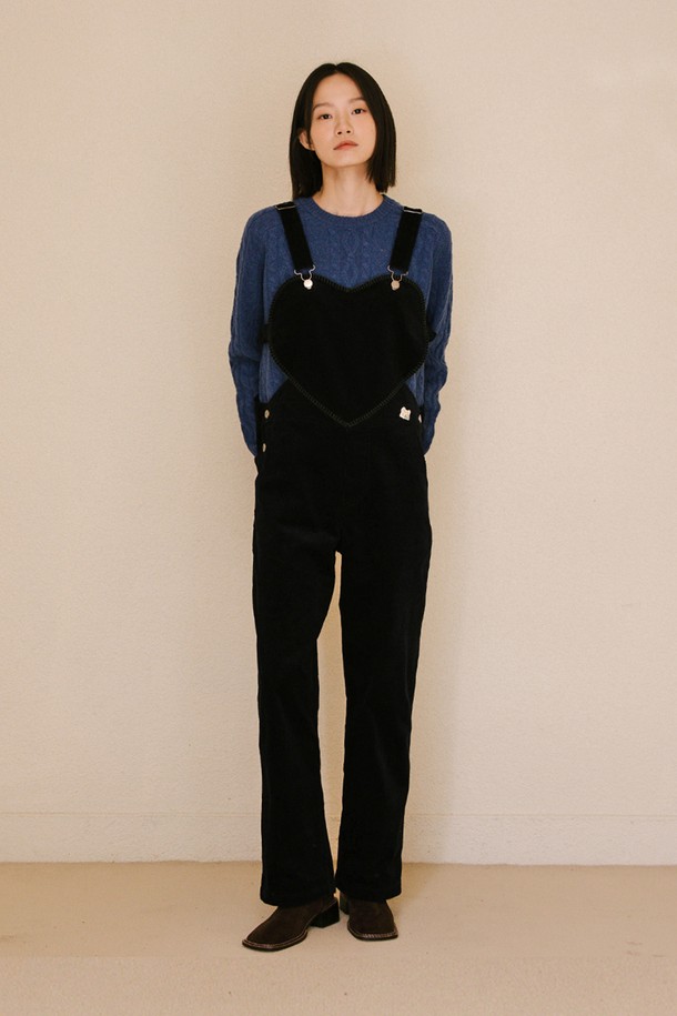 VINCENTNAVY - 점프수트 - [24FW]CORDUROY HEART OVERALL